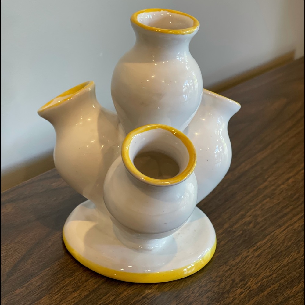 MCM four hole vase